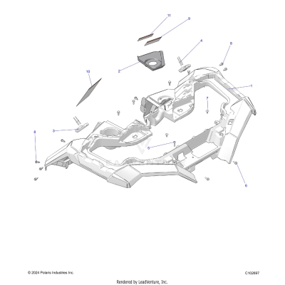 BODY, FRONT CAB - A25SXZ85A9/AM/AP (C102697)