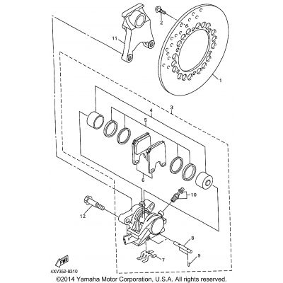 Rear Brake Caliper