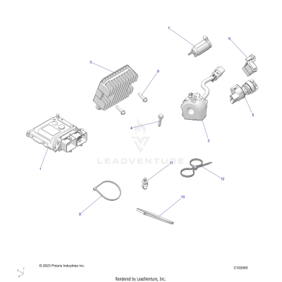 ELECTRICAL, SWITCHES, ECU and CONTROL MODULES - A25SGE95CT/ET (C102583)