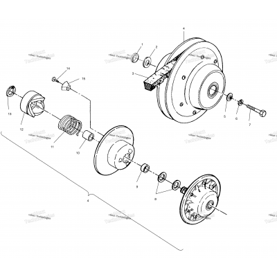 Driven Clutch Assembly