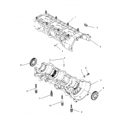 Crankcase Xlt Sp & European Xlt Sp E966676