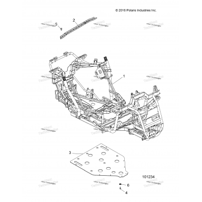 Chassis, Main Frame And Skid Plate