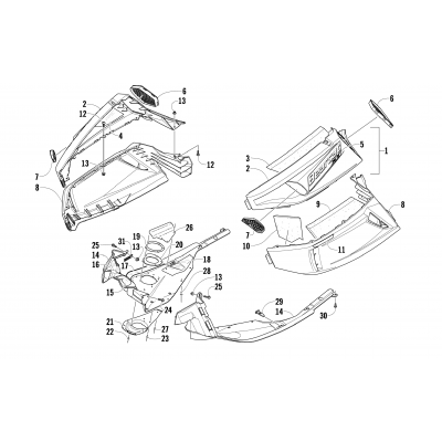 SKID PLATE AND SIDE PANEL ASSEMBLY