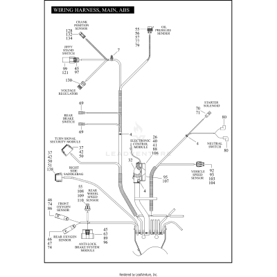 WIRING HARNESS, MAIN, ABS (5 OF 5)