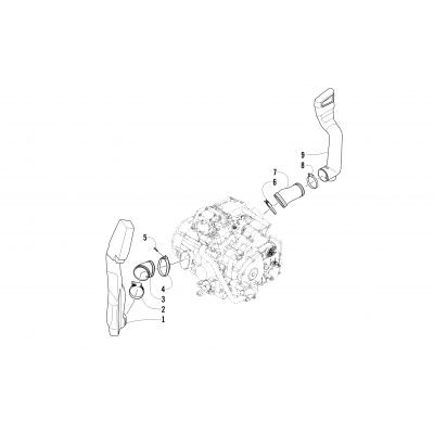 CASE/BELT COOLING ASSEMBLY