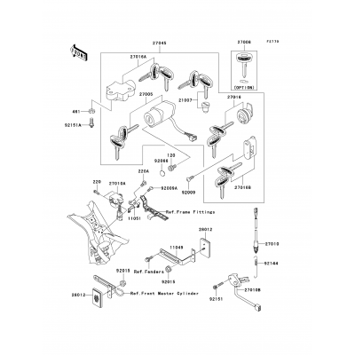 Ignition Switch/Locks/Reflectors