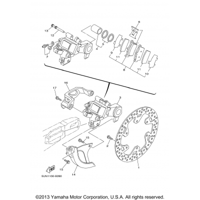 Rear Brake Caliper