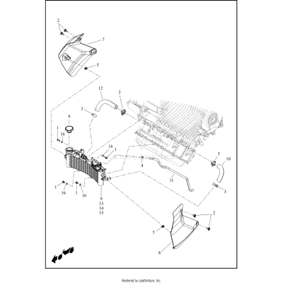 COOLING LINES/RADIATOR