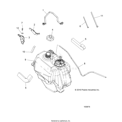 BODY, FUEL TANK ASM. - A17SAH50A5 [100875]