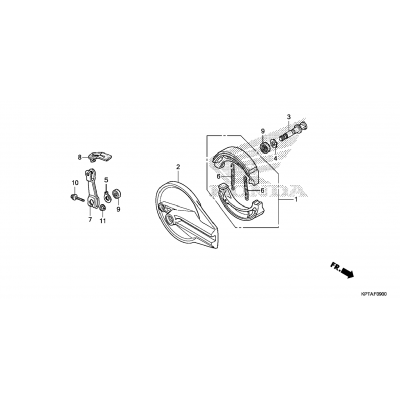 REAR BRAKE PANEL