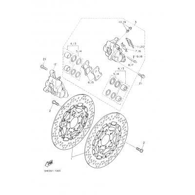 Front Brake Caliper