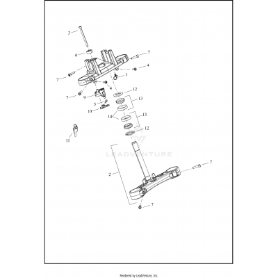 FORK BRACKETS, FRONT