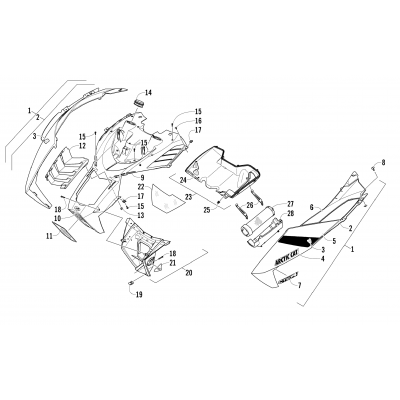 HOOD AND AIR INTAKE ASSEMBLY