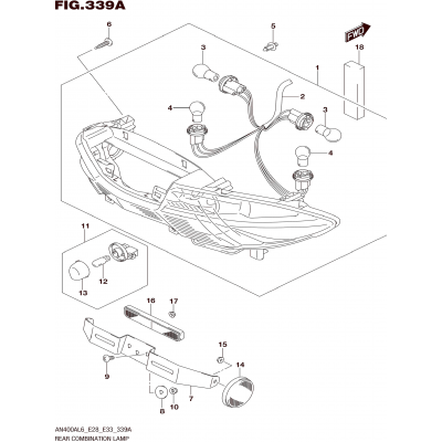 REAR COMBINATION LAMP