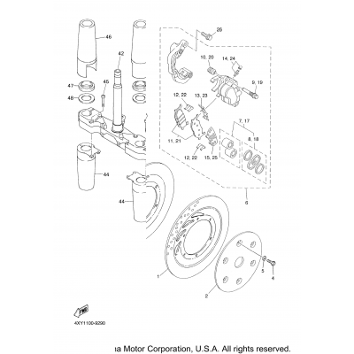 Front Brake Caliper