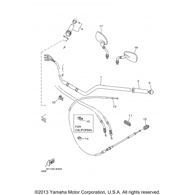 Steering Handle Cable