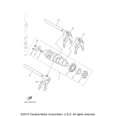 Shift Cam Fork