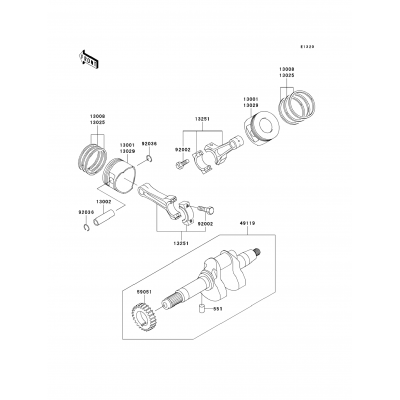 Crankshaft/Piston(s)