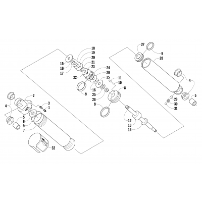 FRONT SUSPENSION SHOCK ABSORBER