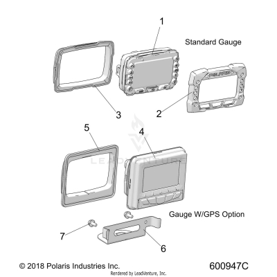 ELECTRICAL, MULTI FUNCTION GAUGE - S20EKL8RS ALL OPTIONS (600947C)