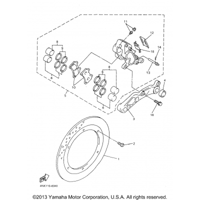 Rear Brake Caliper