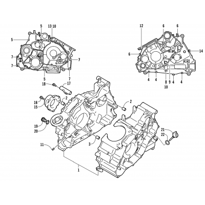 CRANKCASE ASSEMBLY