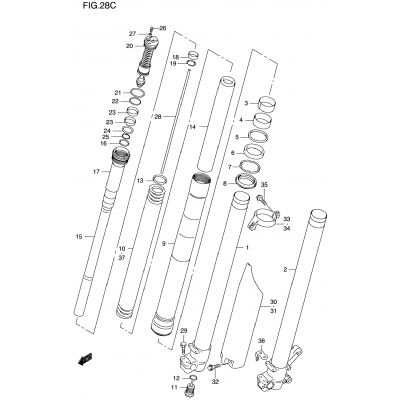 FRONT DAMPER (MODEL X)