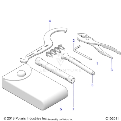 TOOLS, TOOL KIT - A23SXE95PG/PK (C102011)