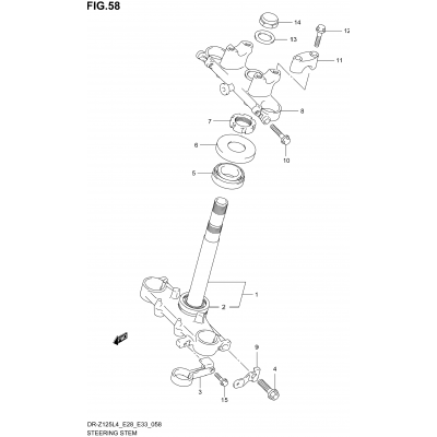 STEERING STEM (DR-Z125L4 E28)