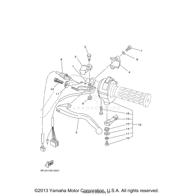 HANDLE SWITCH LEVER