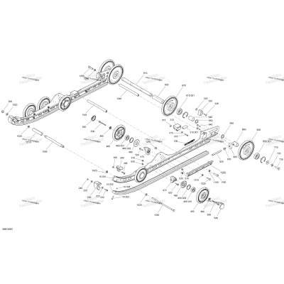 Rear Suspension Mxz - Package Xrs Iron Dog - Inferior