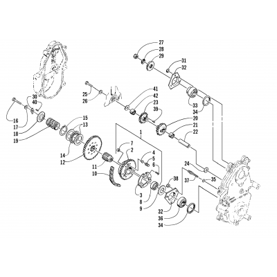 DRIVE/REVERSE DROPCASE ASSEMBLY (ESR)