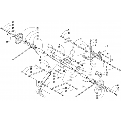 REAR SUSPENSION REAR ARM ASSEMBLY