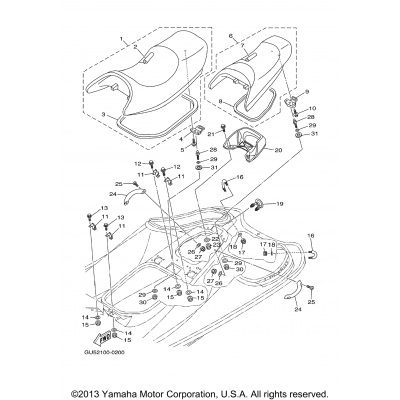 Seat. Under Locker