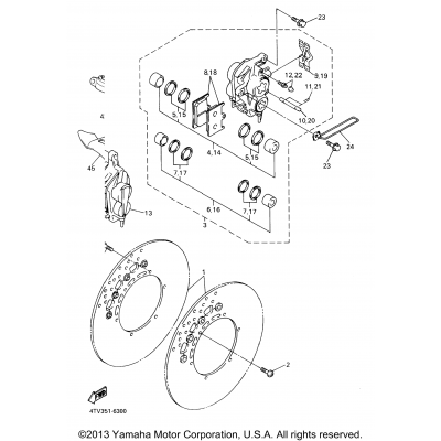 Front Brake Caliper