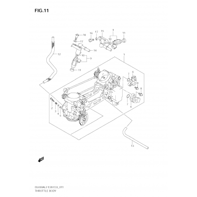 THROTTLE BODY (DL650AL2 E28)