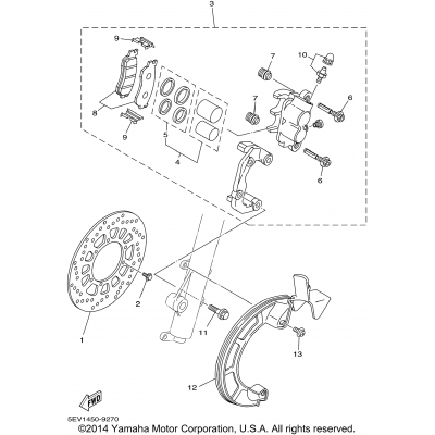 Front Brake Caliper