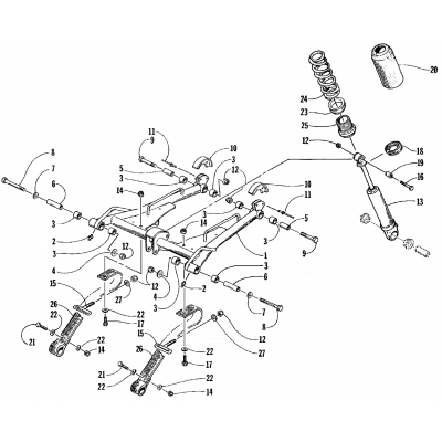 REAR SUSPENSION FRONT ARM ASSEMBLY