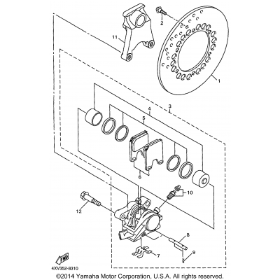 Rear Brake Caliper