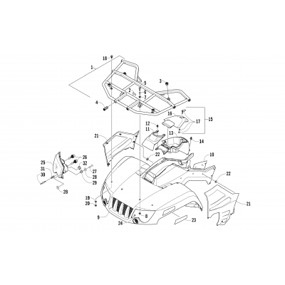 FRONT BODY PANEL ASSEMBLY