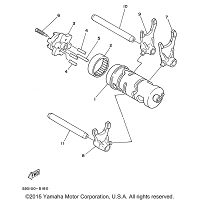 Shift Cam Shift Fork