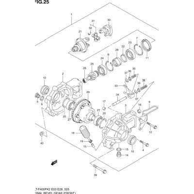 FINAL BEVEL GEAR (FRONT)