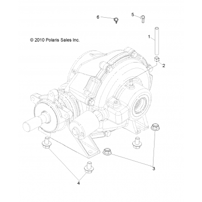 Drive Train, Rear Gearcase Mounting