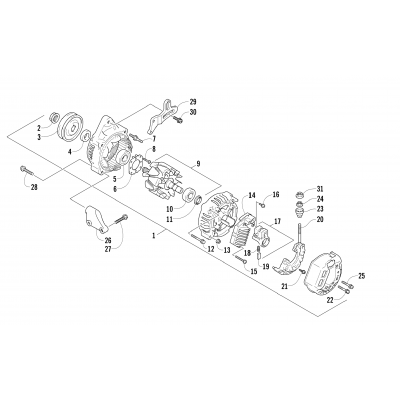 ALTERNATOR ASSEMBLY