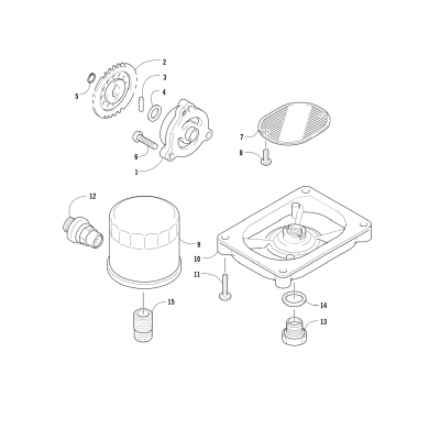 OIL FILTER/PUMP ASSEMBLY