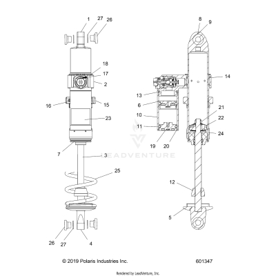 SUSPENSION, SHOCK, IFS (7045299) - S20EKL8RS (601347)
