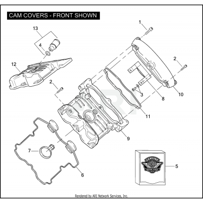 CAM COVERS - FRONT SHOWN