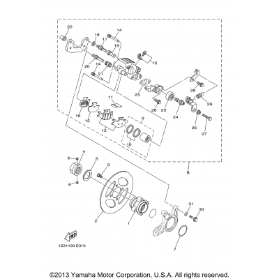 Rear Brake Caliper