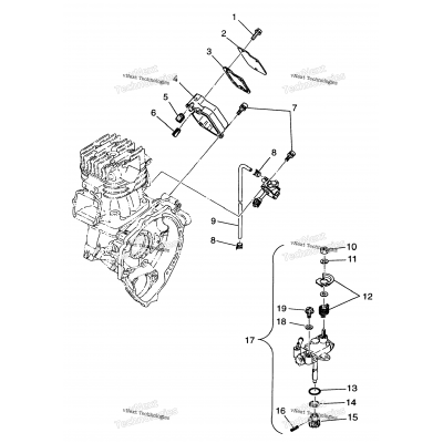 Oil Pump Sport 400L (4940124012D002)