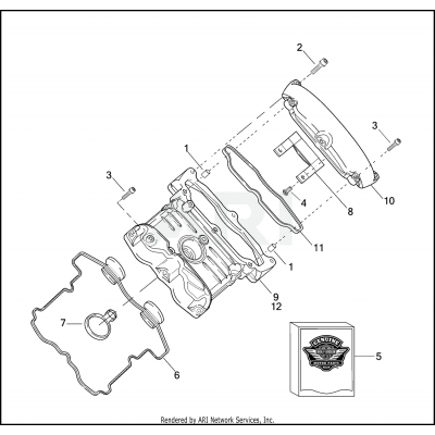 CAMSHAFT COVERS - FRONT SHOWN